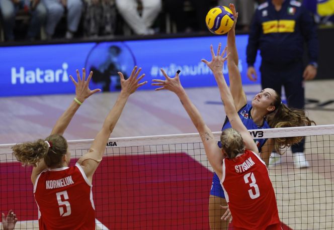 Agnieszka Korneluk - mecz Polska - Włochy