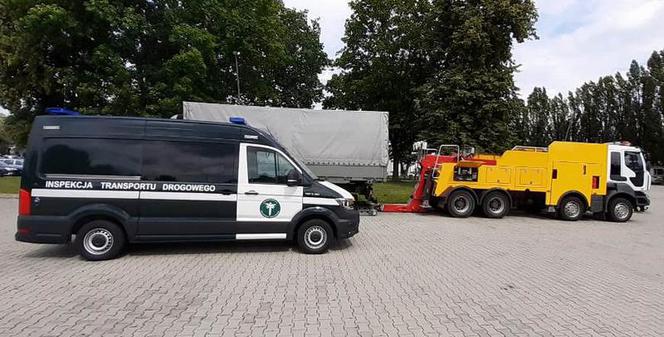 ucieczka ciężarówki przed kontrolą ITD