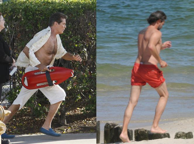 Olivier Janiak jak David Hasselhoff na plaży nad Bałtykiem