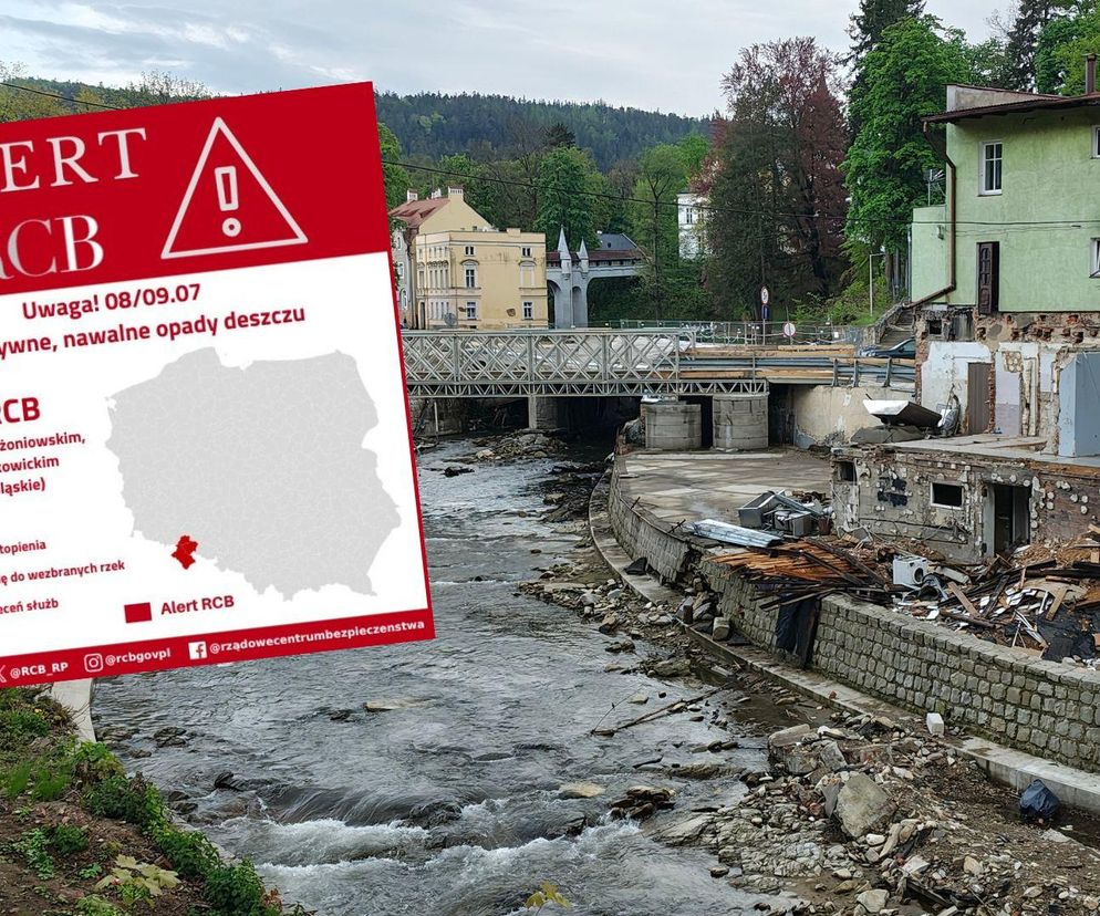RCB alarmuje: Możliwe podtopienia w Kotlinie Kłodzkiej