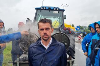 Rolnicy zablokowali drogę w kierunku Bydgoszczy