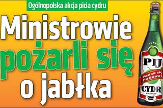 Piechociński i Arłukowicz pożarli się o reklamy cydru!