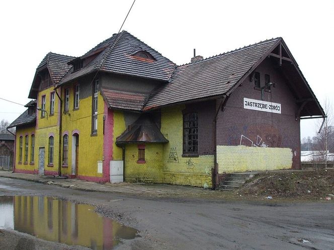 Nieistniejący dworzec PKP w Jastrzębiu-Zdroju