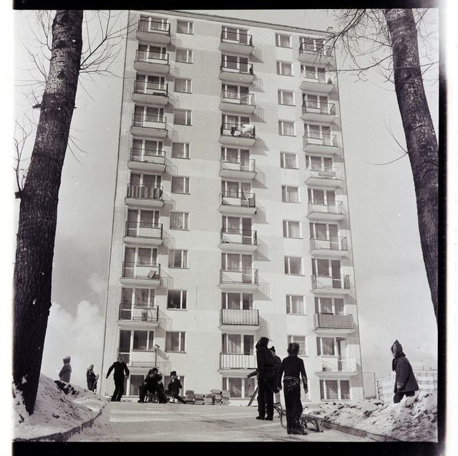 Zielona Góra w zimowej aurze. Czesław Łuniewicz uchwycił zimę kilkadziesiąt lat temu na fotografiach