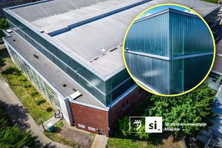 Zniszczył ją huraganowy wiatr, naprawa kosztowała miliony. Szklana elewacja Floating Areny znów cieszy oczy