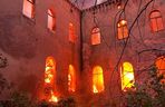 Pożar pałacu Stolbergów na Świniarach we Wrocławiu