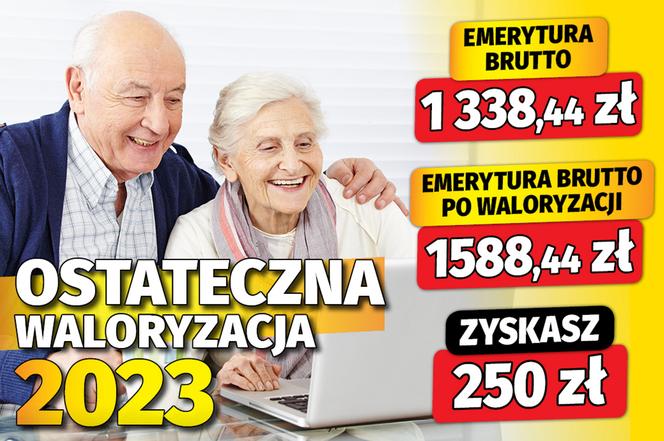 Ostateczna waloryzacja 2023 