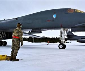 B-1B Lancer w bazie Luleå-Kallax
