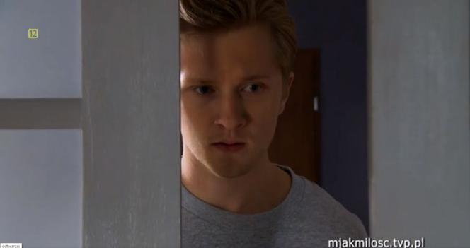 M jak miłość, odcinek 1425. Łukasz (Jakub Józefowicz)