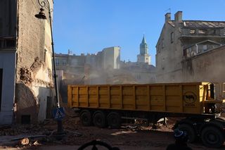 Kamienica przy ul. Bernardyńskiej 10 w Lublinie zniknęła z powierzchni ziemi