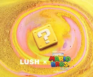 Limitowana edycja produktów Lush X The Super Mario Bros. Film