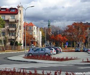 Ulica Piwna i część ulicy Zgodnej już po przebudowie