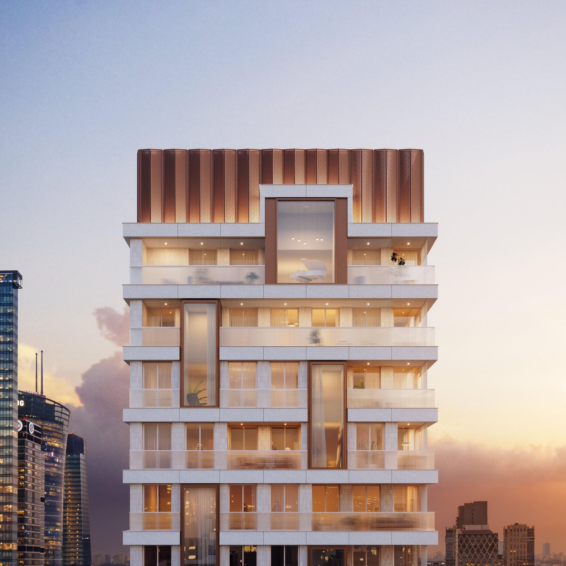 Wizualizacja Apartamentów Gutenberga na Woli w Warszawie