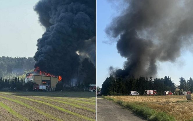 Pożar pod Ciechocinkiem