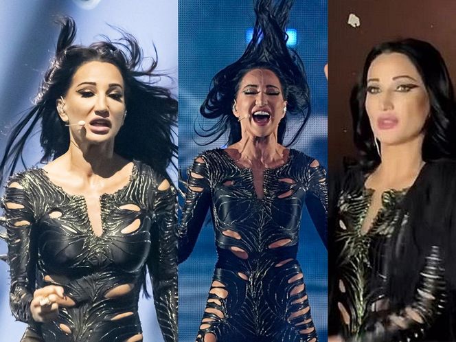 Justyna Steczkowska -  miny Justyny Steczkowskiej na Eurowizji