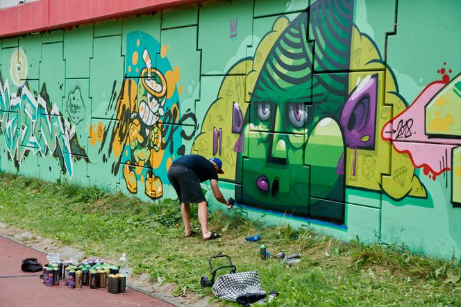 Artyści z całego świata stworzyli gigantyczne graffiti! Meeting of Styles 2018