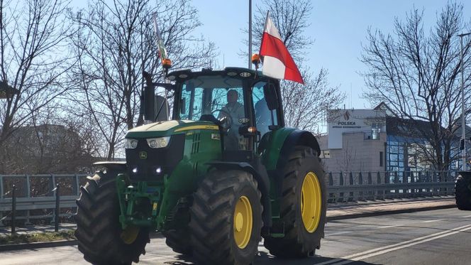 Protest rolników w Opolu w środę 19 marca 2025 roku