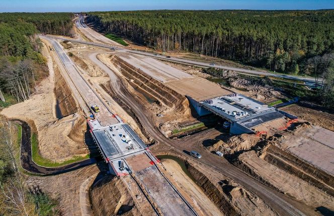 S19 Malewice-Chlebczyn w budowie