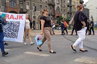 Strajk MOPS Łódź 8.07