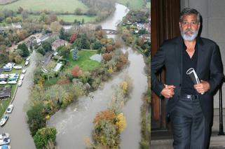 Powódź zalała willę George'a Clooneya! Jest warta 12 milionów funtów