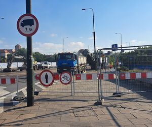 Remont mostu Grunwaldzkiego w Krakowie