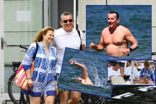 Gorący Przemysław Sadowski niczym Adonis w lodowatym Bałtyku. Rozgrzała go starsza o trzy lata słynna żona?