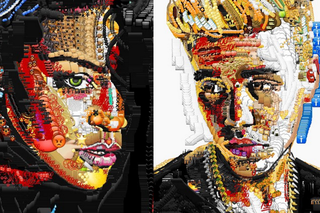 Justin Bieber, Rihanna, Ariana Grande i Pharrell Williams - 10 genialnych portretów z emotikonek