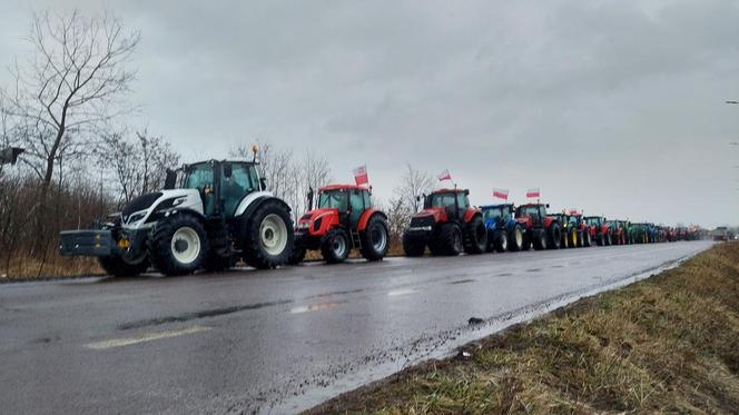 Protest rolników Zamość 2024