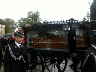 Pogrzeb Andrzeja Leppera - konny karawan