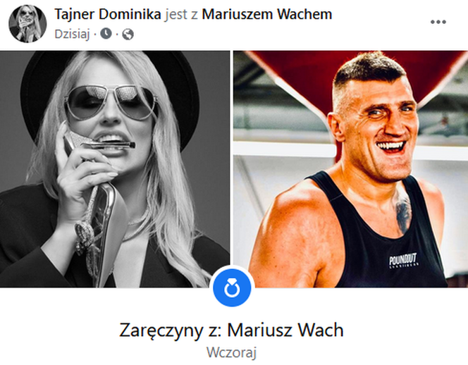 Dominika Tajner znowu się zaręczyła