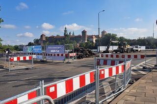 Otwarcie mostu Grunwaldzkiego w Krakowie jeszcze w październiku. Będą zmiany w kursowaniu tramwajów