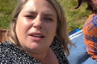 Barwy szczęścia na planie. Aldona (Elżbieta Romanowska), Borys (Jakub Wieczorek)