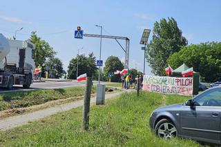 Protest mieszkańców Duńkowiczek