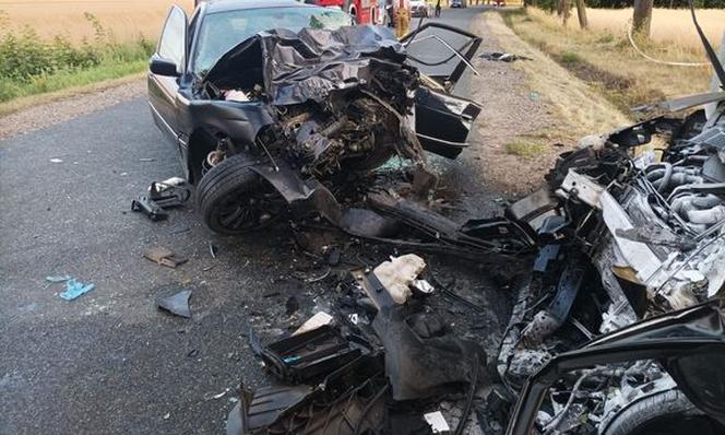 Tragiczny wypadek pod Lipnem! Nie żyje kierowca bmw, a matka i jej syn walczą o życie [ZDJĘCIA] 