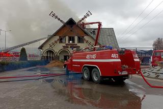 Pożar restauracji pod Łodzią. Są utrudnienia w ruchu