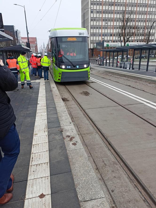 Budowa nowej linii tramwajowej w Olsztynie dobiega końca. Pierwszy przejazd przebiegł bez problemów