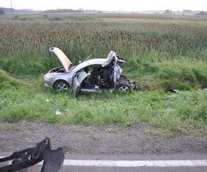 Tragiczny wypadek w Wozławkach. Zginął strażak z synkiem