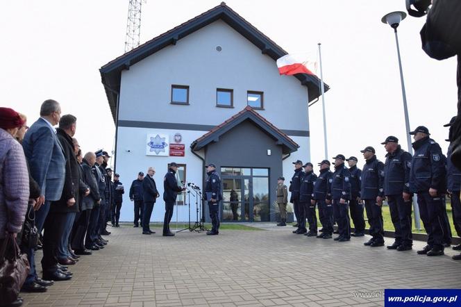 Nowa siedziba policji w Młynarach już otwarta. Kosztowała ponad 3 mln złotych [ZDJĘCIA]