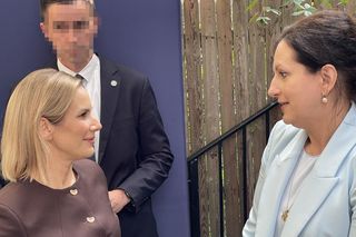 Pierwsza dama Marta Nawrocka w Pierożku na Greenpoincie