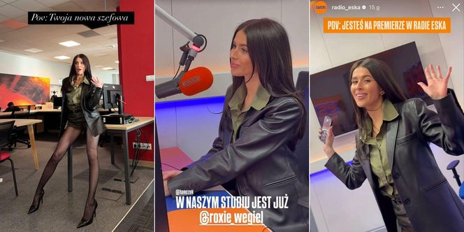 Roksana Węgiel w Radiu ESKA