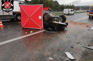 Wypadek śmiertelny na A4. Autostrada pod Krakowem całkowicie zablokowana