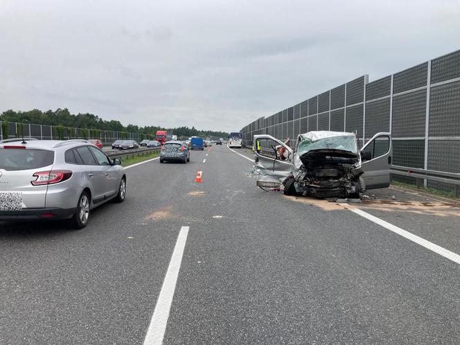 Dachowania na A4 i DK94 koło Tarnowa