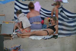 Małgorzata Socha na wakacjach z rodziną nad Bałtykiem