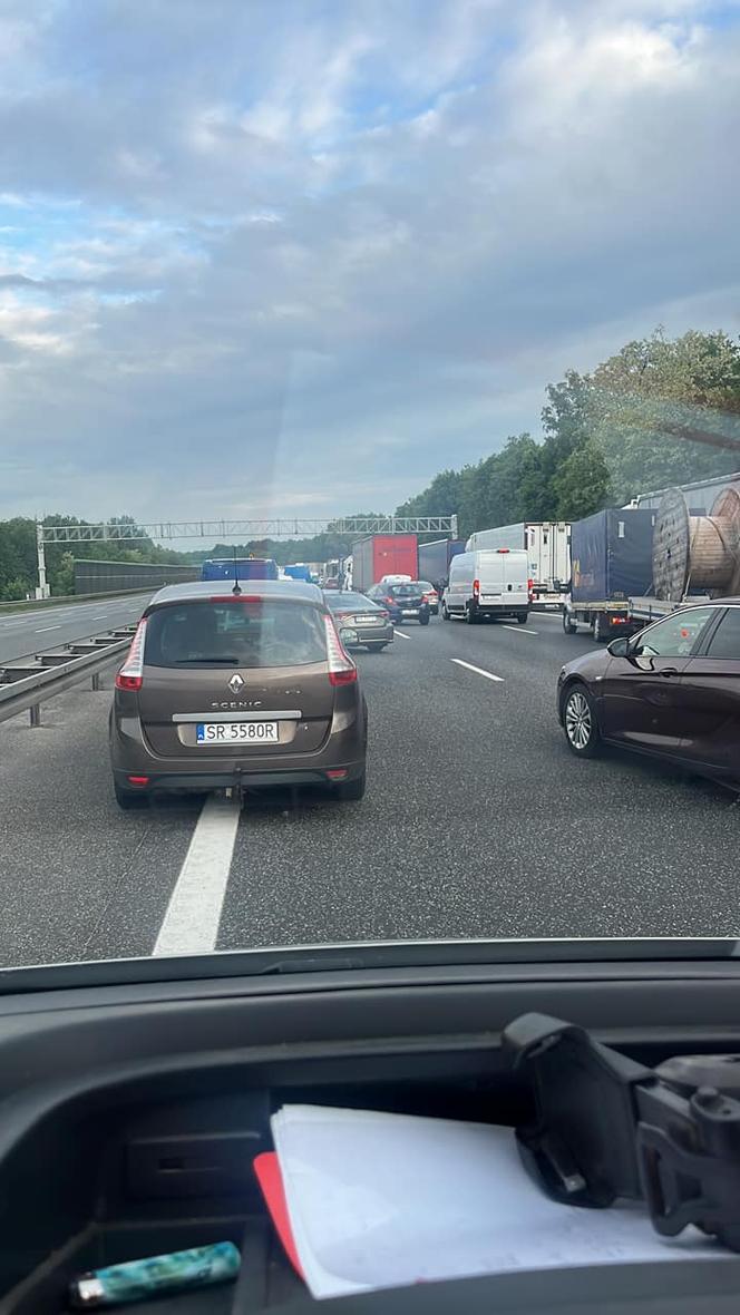 Wypadek na autostradzie A4