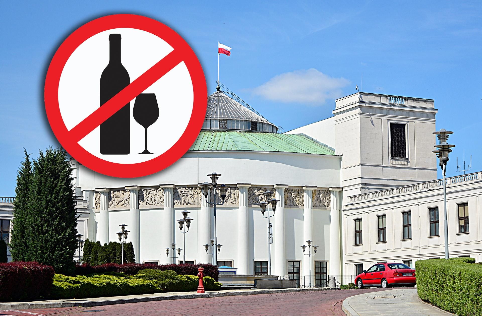 Poseł Polski 2050 o całkowitym zakazie sprzedaży alkoholu na terenie sejmowego kompl…