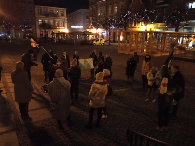 Strajk kobiet na rynku w Lesznie 