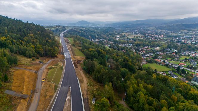 Budowa S1 Przybędza - Milówka, październik 2024