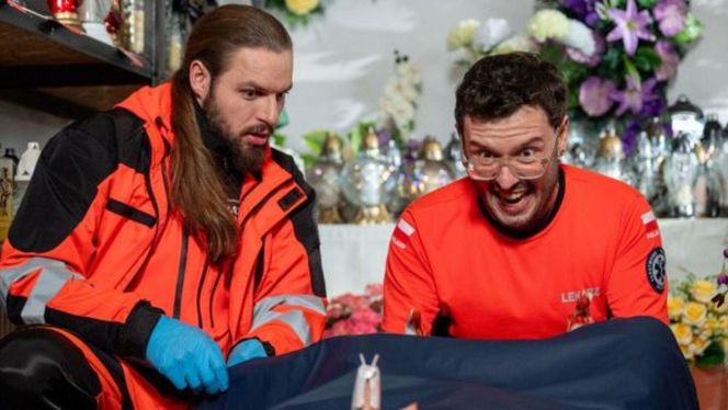 Na sygnale, odc. 689. Dobromir Lisicki (Kamil Błoch), Romek (Izydor Łobacz)