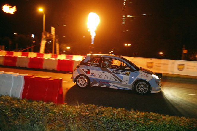 Rajd Śląska 2025. Nocny odcinek specjalny ulicami Katowic