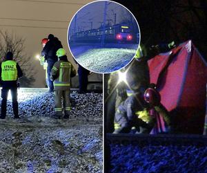 Tragedia w Ząbkach. Śmierć na torach, pieszy nie miał szans